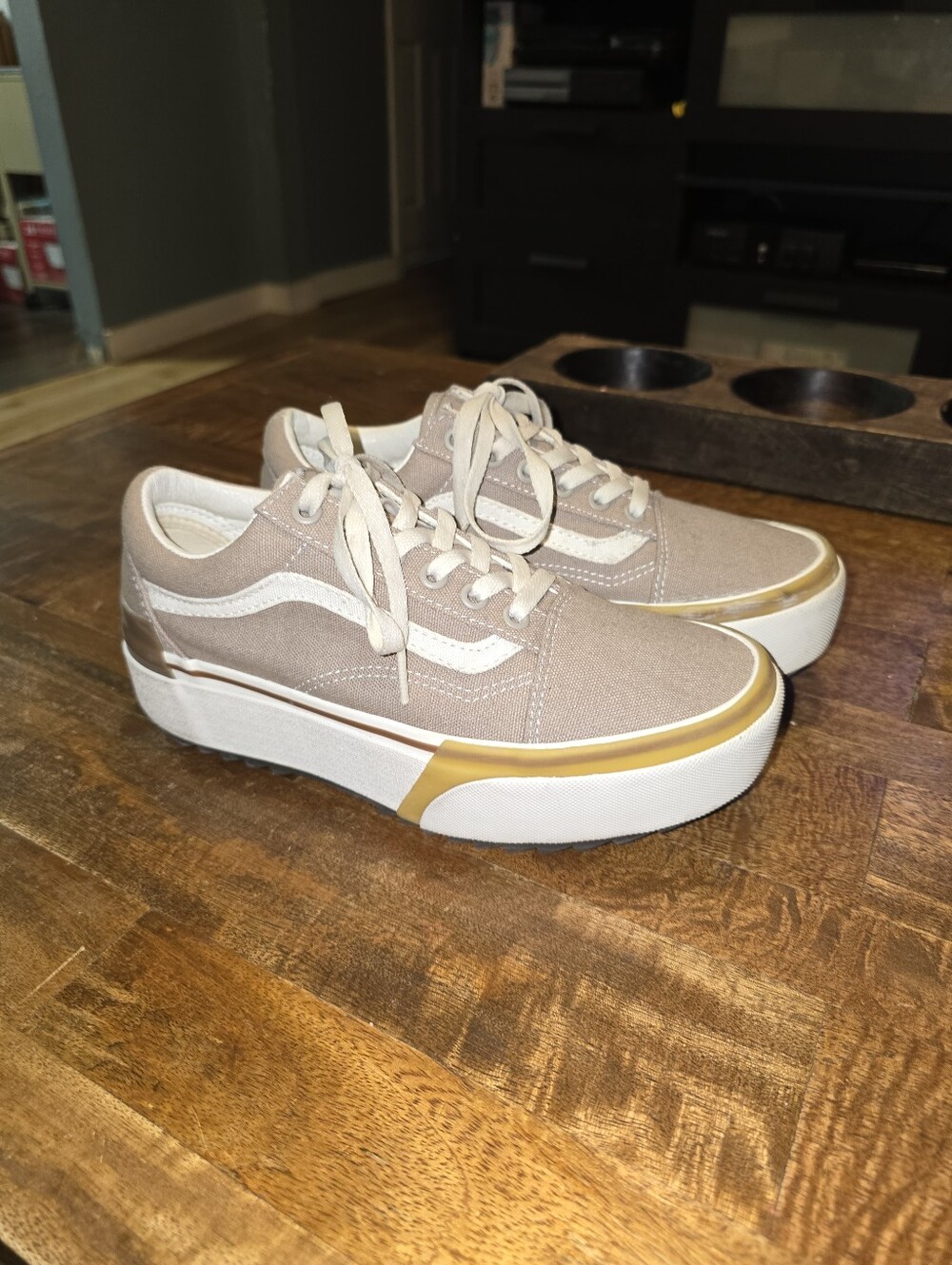Vans Old Skool Stacked 'Cobblestone' Sz 7.5 Womens